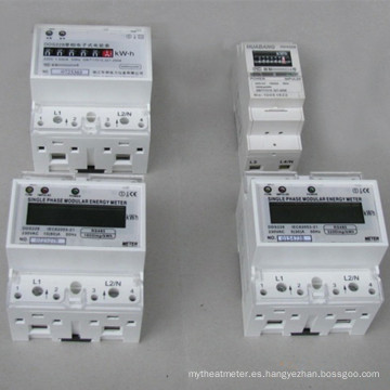 Medidor electrónico (digital) de Kwh de 1/3 de fase DIN-Rail con Modbus RTU